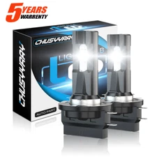 2PCS H11B LED Headlight Low Beam Replacement for Kia Hyundai Combo Bulbs