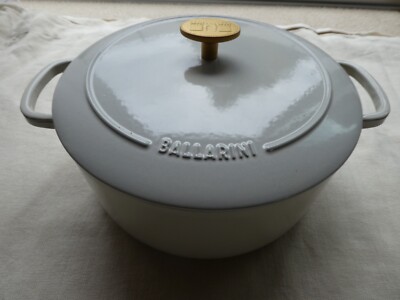 Zwilling Ballarini Bellamonte Gusseisen Topf Schmortopf hellgrau 26 cm 5,5L