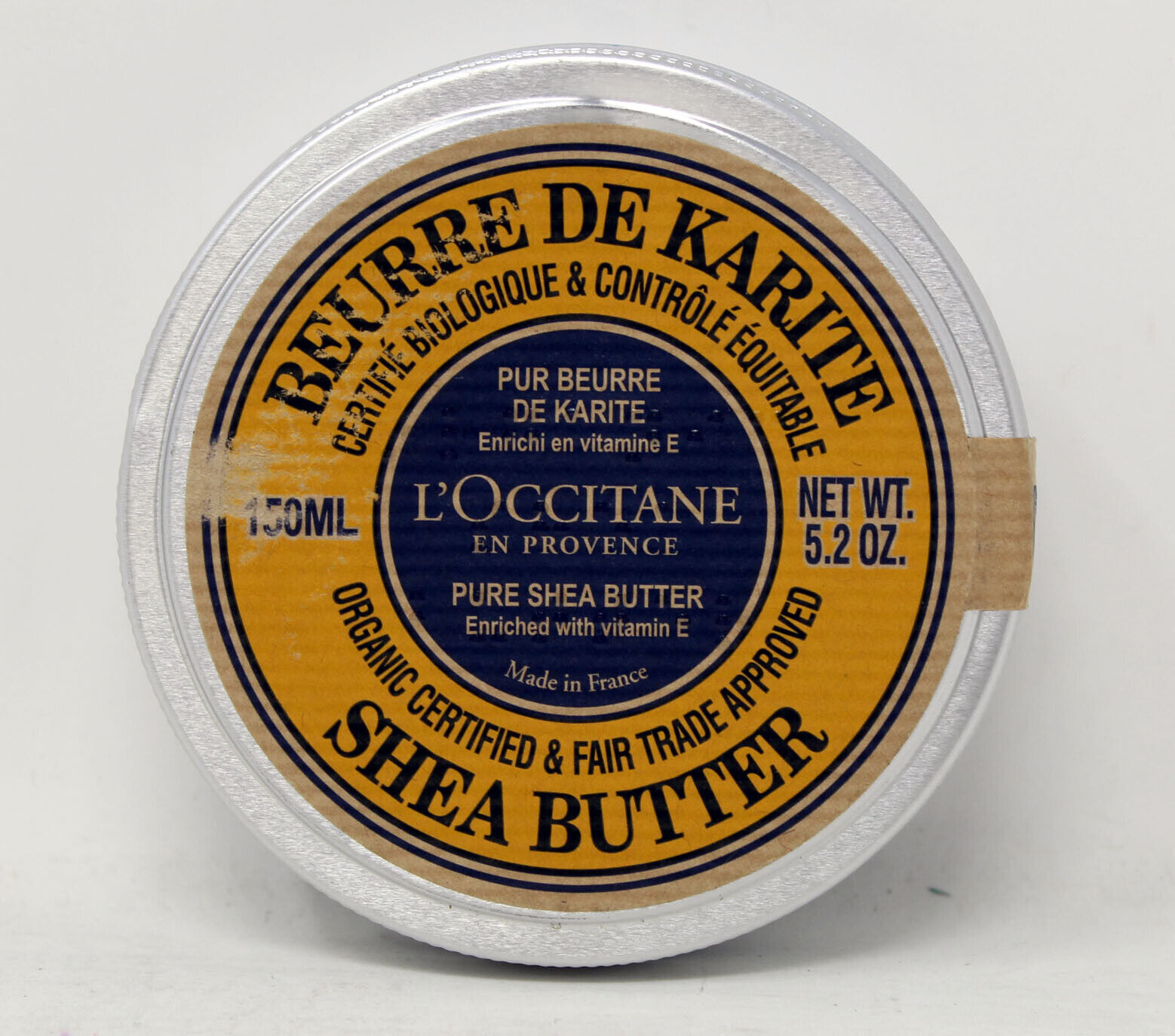 L'Occitane Ultra-Nourishing Pure Shea Butter 5.2 oz for Deep Hydration
