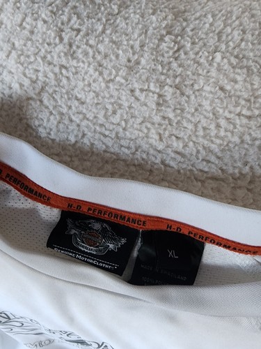 Camisa Harley-Davidson blanca absorbente de humedad para hombre talla XL - Imagen 3 de 3