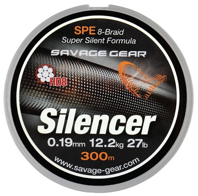 (0,17 /m) SAVAGE GEAR Silencer Braid HD8 120m 8-fach geflochtene S-PE Schnur