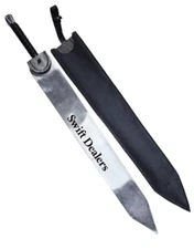 Swift Dealers Handmade Carbon Steel Sword Cosplay Dragn Slayer Sword for Gift