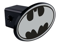 Oval Grey Batman 3d Polyurethane Domed Plastic Trailer Hitch Cover 2 Receiver