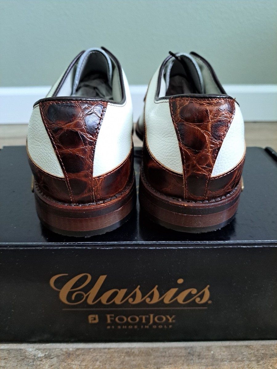 NEW Footjoy Classics Dry Premiere Mens Golf Shoes 50945 WH NEW Footjoy Classics Dry Premiere Mens Golf Shoes 50945 WH