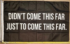 Motivational Flag FREE SHIPPING Didn't CTF Work Hard Gym Dorm Beer Sign USA 3x5'