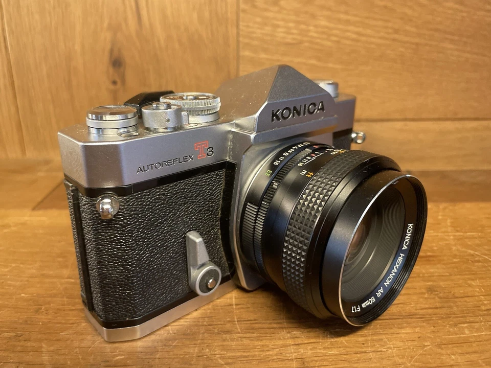 *Exc+5* Cámara fotográfica Konica Autoreflex T3 modelo antiguo Hexanon AR 50 mm F/1,7/JPN Foto 3 de 4