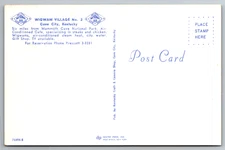 Wigwam Village No.2 Cave City Kentucky Aerial View Postcard