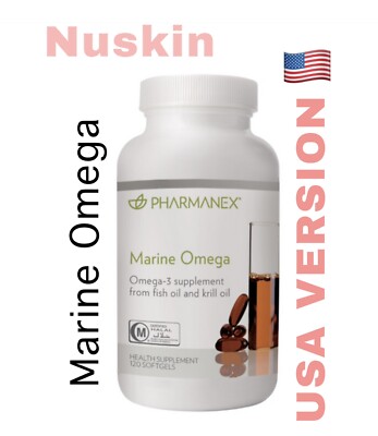 Nuskin Pharmanex Marine Omega Weichkapseln x 120 brandneu (1 Stück)