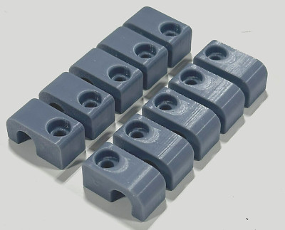 20 3/8'' Brake Fuel Electrical 1 Line Hold Down Clips Clamps Street Rat Rod Hot