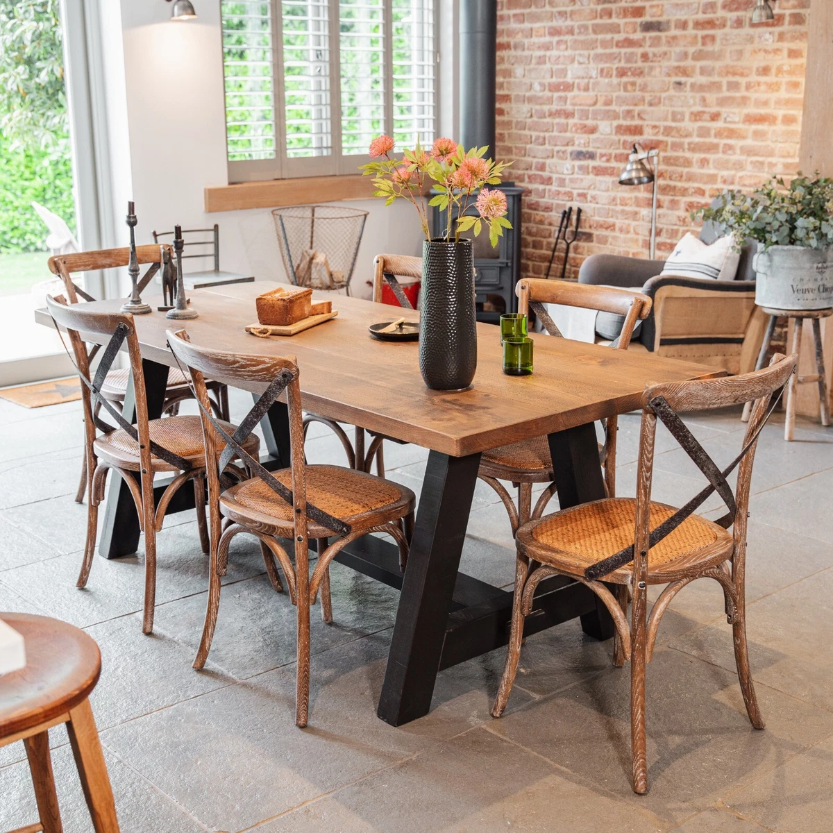 Chairs to go with farmhouse table outlet