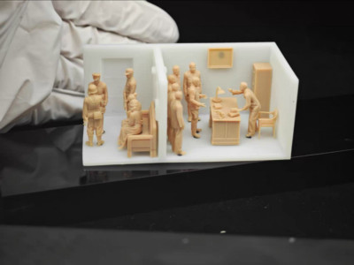 3D printed 1/72 Germany ''Prime Minister's office'' 12 man+Full set Scene model