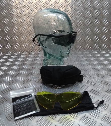 ESS ICE Ballistic Protective Glasses 3 Lens Set Genuine British Military Spec - Picture 3 of 10