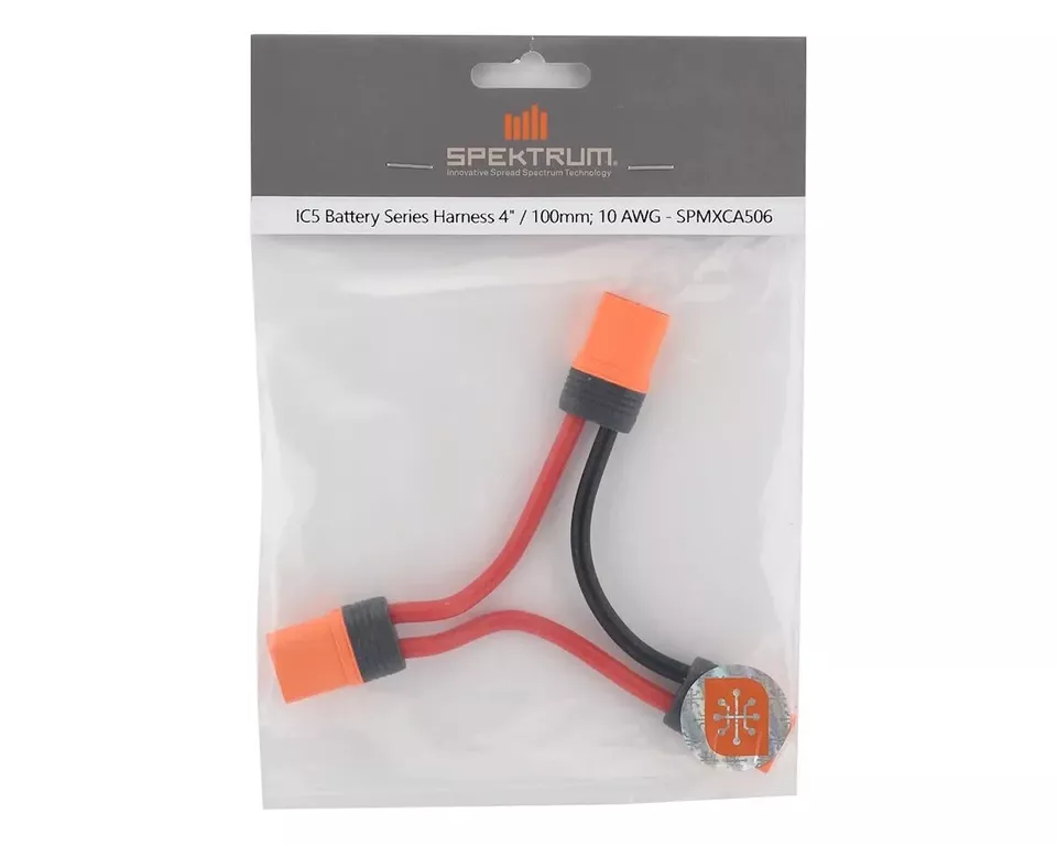 Spektrum Smart SPMXCA506 IC5 / EC5 Battery Series Connector / Harness (4"/100mm) - Image 2 of 2
