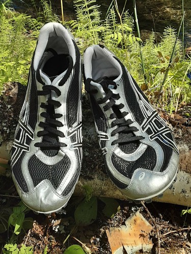 Mens Asics sprinter track shoes with spikes Hyper MD MO size 12 G901N