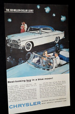 1955 Chrysler Windsor Deluxe Original Vintage Advertisement Print Ad-55 1955 Chrysler Windsor Deluxe Original Vintage Advertisement Print Ad-55