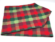    Red Green Christmas Table Runner Plaid Tartan Scottish Farmhouse 13" x 82"