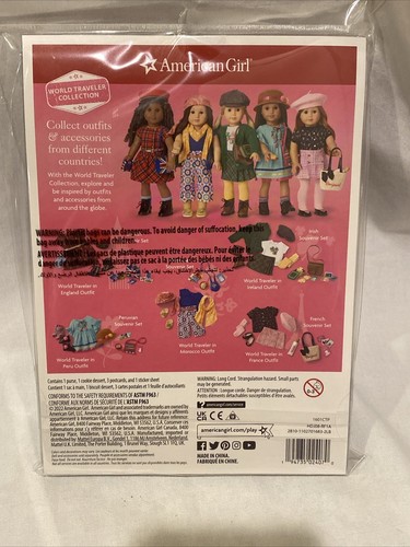 American Girl Truly Me PERU Souvenir Set New For 18" Doll World Traveler - Afbeelding 8 van 11