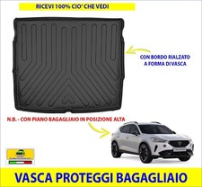 Set Tappetini Auto Cupra FORMENTOR 2020-2025 - Gomma TPE Con Bordo Alto E Tappetino Bagagliaio - Foto 4