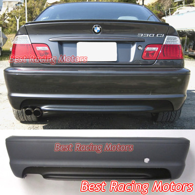 M Tech Ii Style Rear Bumper Cover Fits 00 06 Bmw E46 3 Series 2dr Coupe Ebay