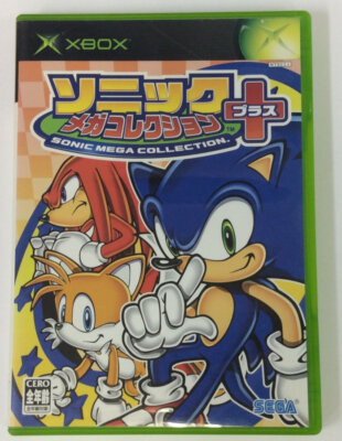 Microsoft Xbox Sonic Mega Collection Plus Japan Version w/ Box & Manual 1751 SP