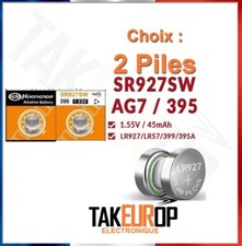 Pile Bouton Pour Montre Jouet Balance SR927 SR927W SR927SW 399 395 1,55V Neuf
