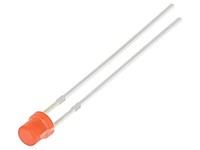 2X OSR5JA3PC4A Led 3 Mm Rot 100-150Mcd 120° Front: Konkav Rastermaß: 2,54Mm Opto