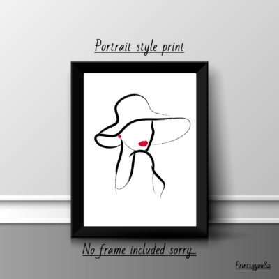 FASHION FUN A4 PRINT PICTURE POSTER  WALL ART HOME DECOR UNFRAMED NEW GIFT TREND