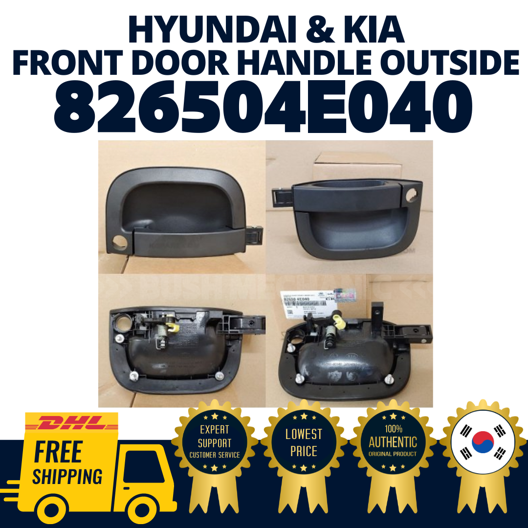 GENUINE OEM Hyundai Kia Front Door Handle Outside LH 826504E040 | eBay