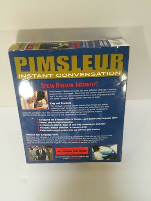 Pimsleur Russian Basic Russian Conversation Audio Language Course