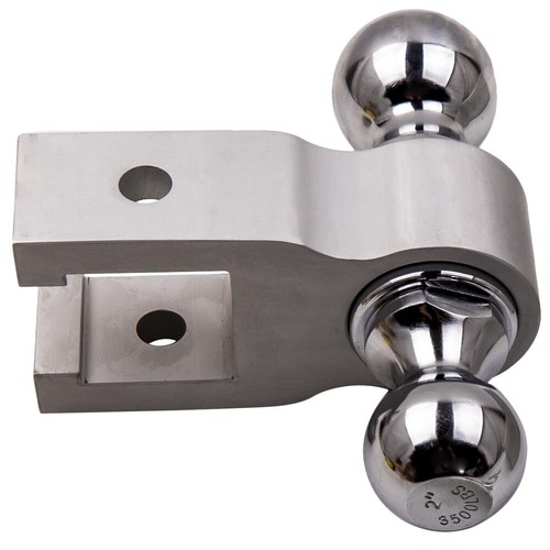 Doble bola 6" caída ajustable remolque enganche remolque 2" receptor bloqueo incluido - Imagen 8 de 12