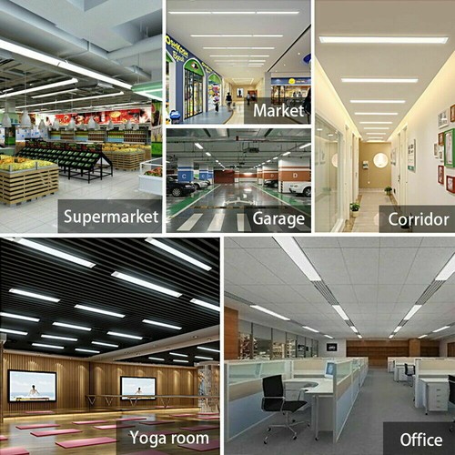 5FT LED Strip Lights Batten Tube Light Office Shop Garage Ceiling Lamp Daylights - Picture 11 of 30