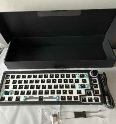GK GAMAKAY LK67 RGB Modular DIY Mechanical Keyboard, 67 Keys Hot Swappable 3pin/