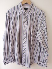 Ted Baker London Men's French Cuff Dress Shirt Lavender/Gray 16 1/2-34/35 NWOT