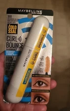 Maybelline 360 Brownish Black Mascara Waterproof Colossal Curl Bounce .33 fl oz