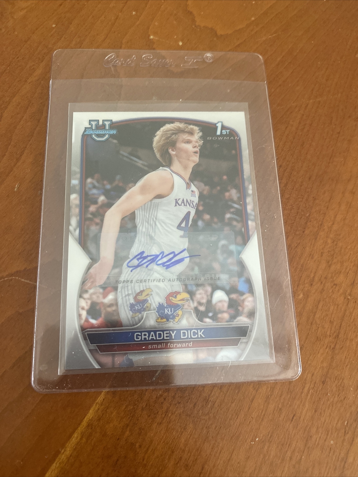 2022-23 Bowman Chrome University GRADEY DICK 1st Bowman Auto Pack Fresh