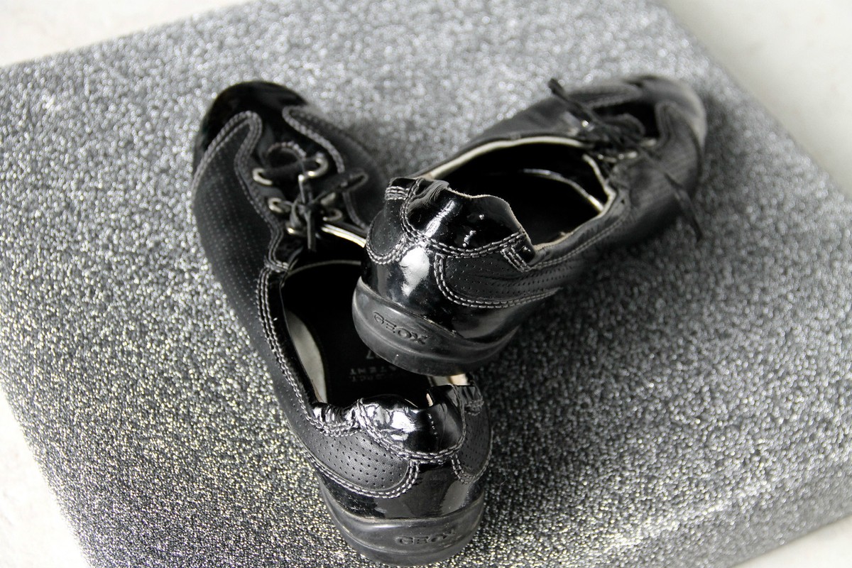 Ballerines Cuir Noir Geox Respira - Pointure 37 - Occasion Excellent état