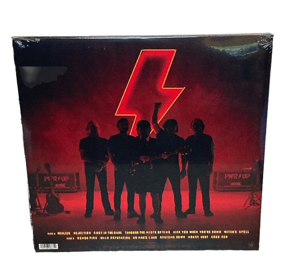 AC/DC PWR UP GATEFOLD LP WALMART EXCLUSIVE RED OPAQUE VINYL POWER UP ...