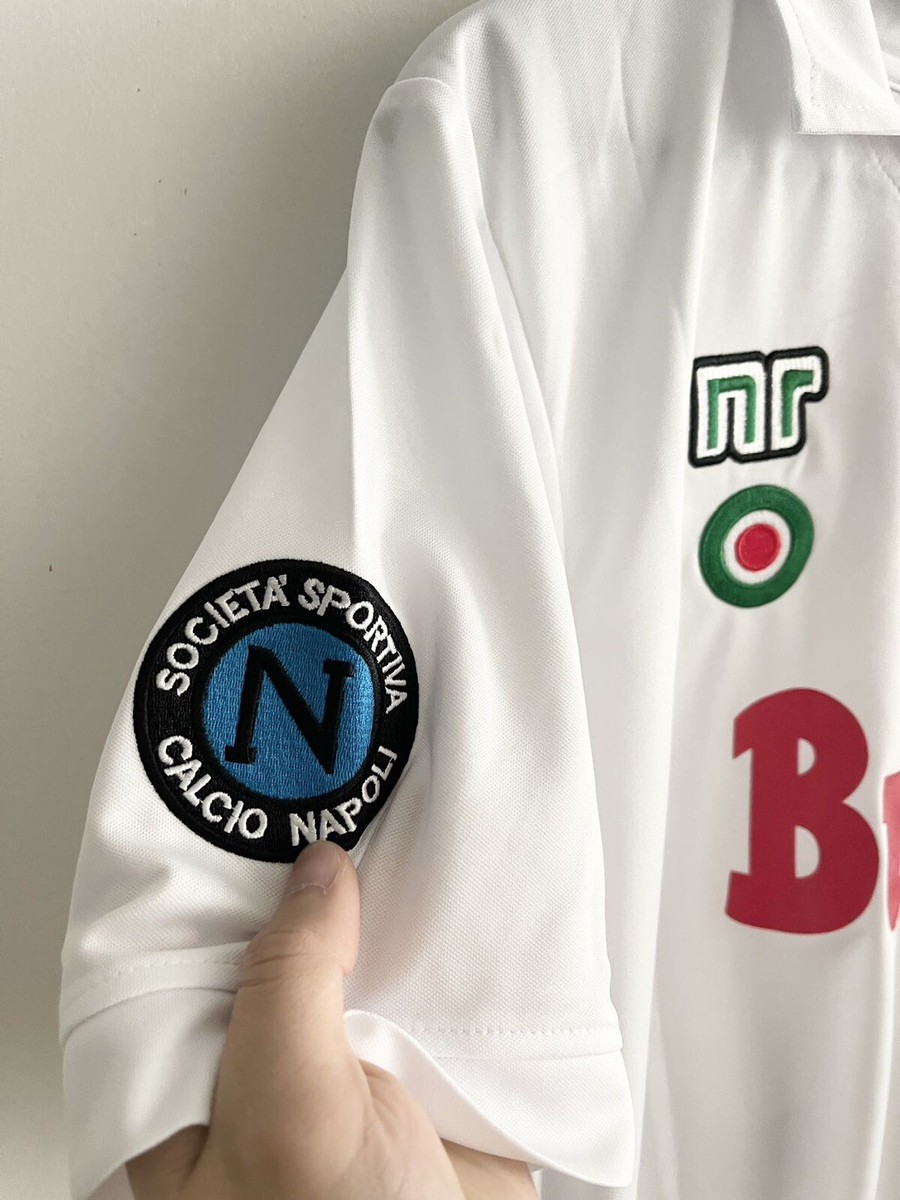 Maradona Napoli 87/88 Away White Retro Jersey “Maradona 10