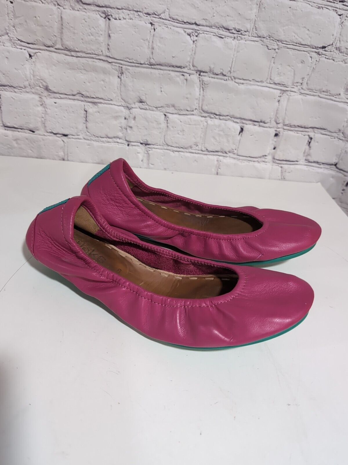 Tieks Fushia Pink Ballet Flats Size 8 - image 1