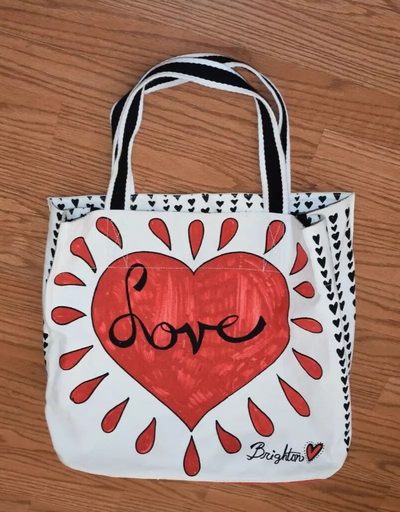 White Brighton Canvas Tote w