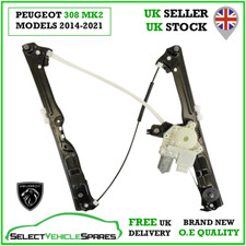 OE NEW PEUGEOT 308 MK2 PASSENGER LEFT FRONT WINDOW REGULATOR & MOTOR 2014-2021