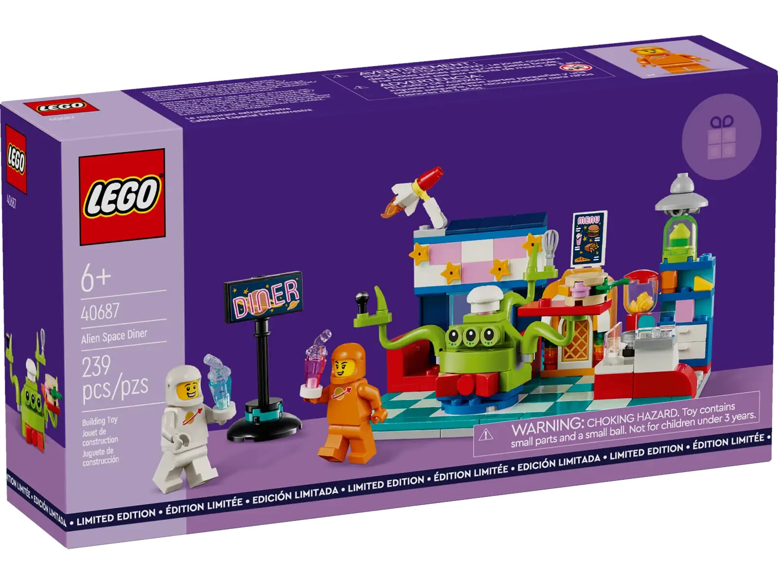 Lego Alien Space Diner - 40687 - Brand New & Sealed