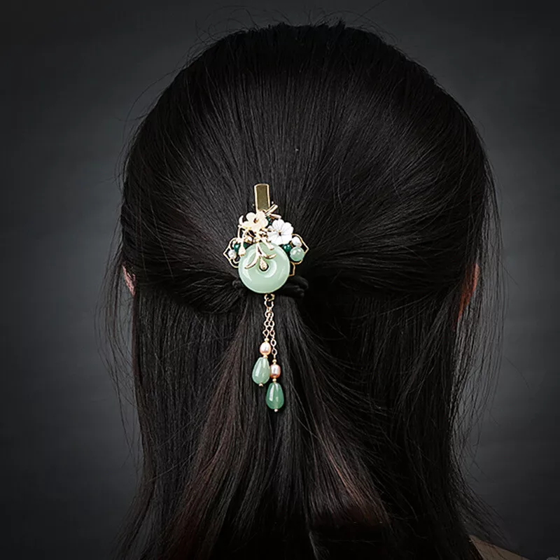 Jade hair accessories deals