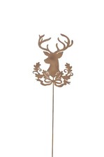 Hirsch Stecker Garten Deko Metall Jagd