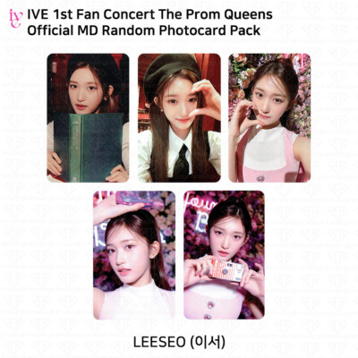 IVE 1st Fan Concert The Prom Queens Official MD Random Photocard