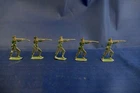 Tin plates - Flat tin - Zinnfiguren - 5 tin soldiers