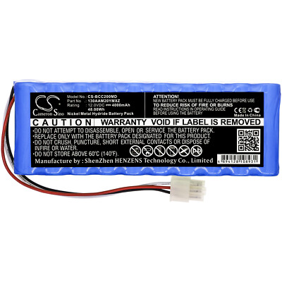 120458 Battery for Bionet CardioCare 2000  Cardio Touch 3000  Cardio 7 ECG Monit