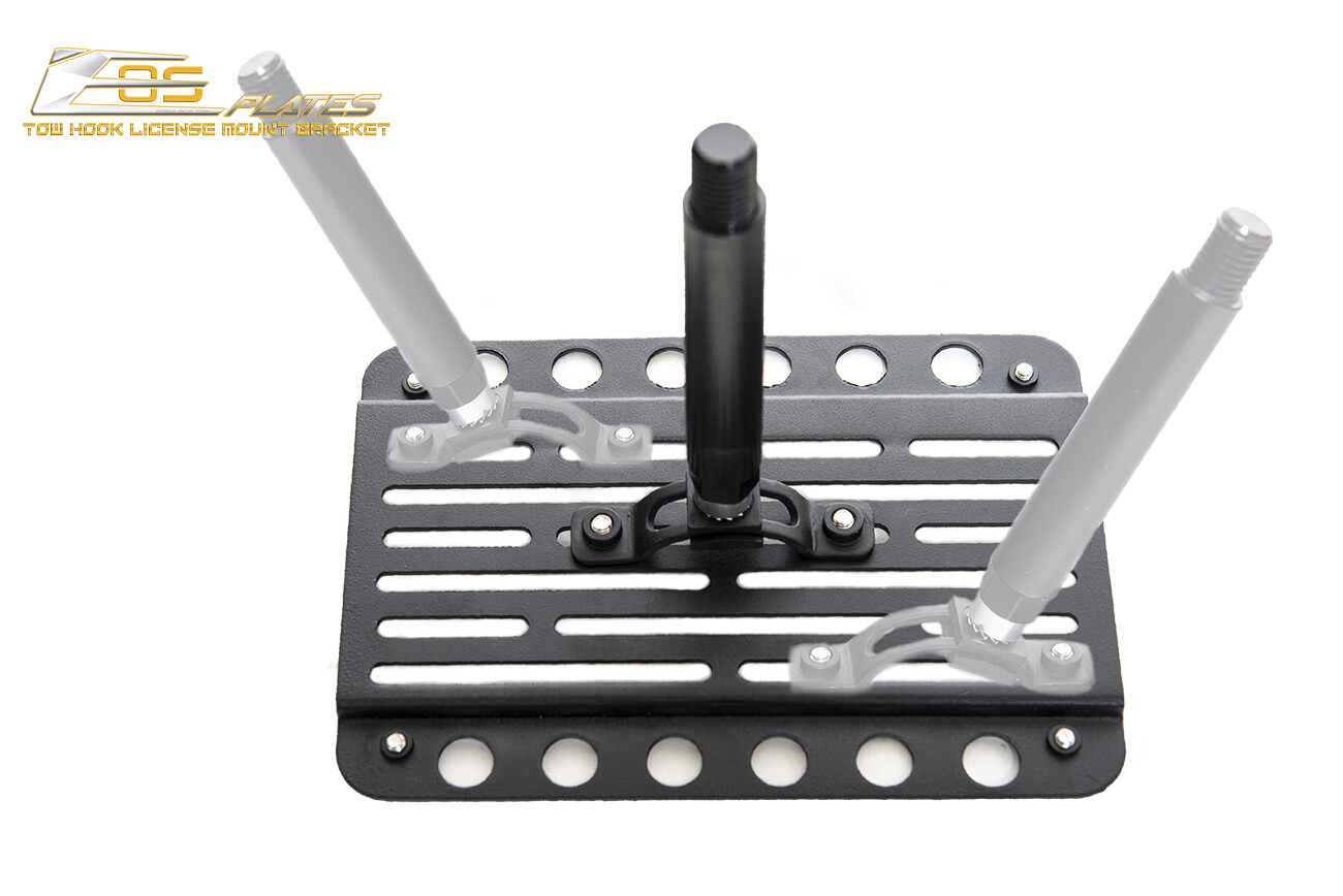 EOS Plate Front Bumper Tow Hook License Mount Bracket For 16-Up Lotus Evora