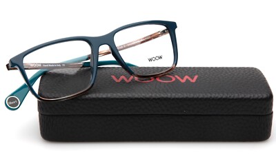 NEW WOOW Short Cut 1 Col 1427 Petrol Blue EYEGLASSES 54-17-148mm B40mm