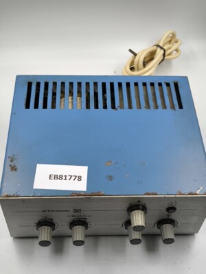 Etronic Audioverstärker Vintage Silber 2-Kanal A/B 100W Für Reparatur